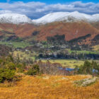 Grasmere from Silver Howe (Square Photographic Print)