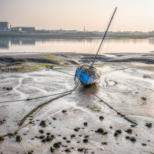 Low Tide at Walney Square Photographic Print